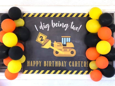 Construction Birthday Banner