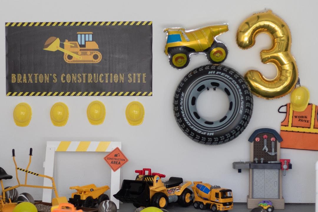 Construction Birthday Banner