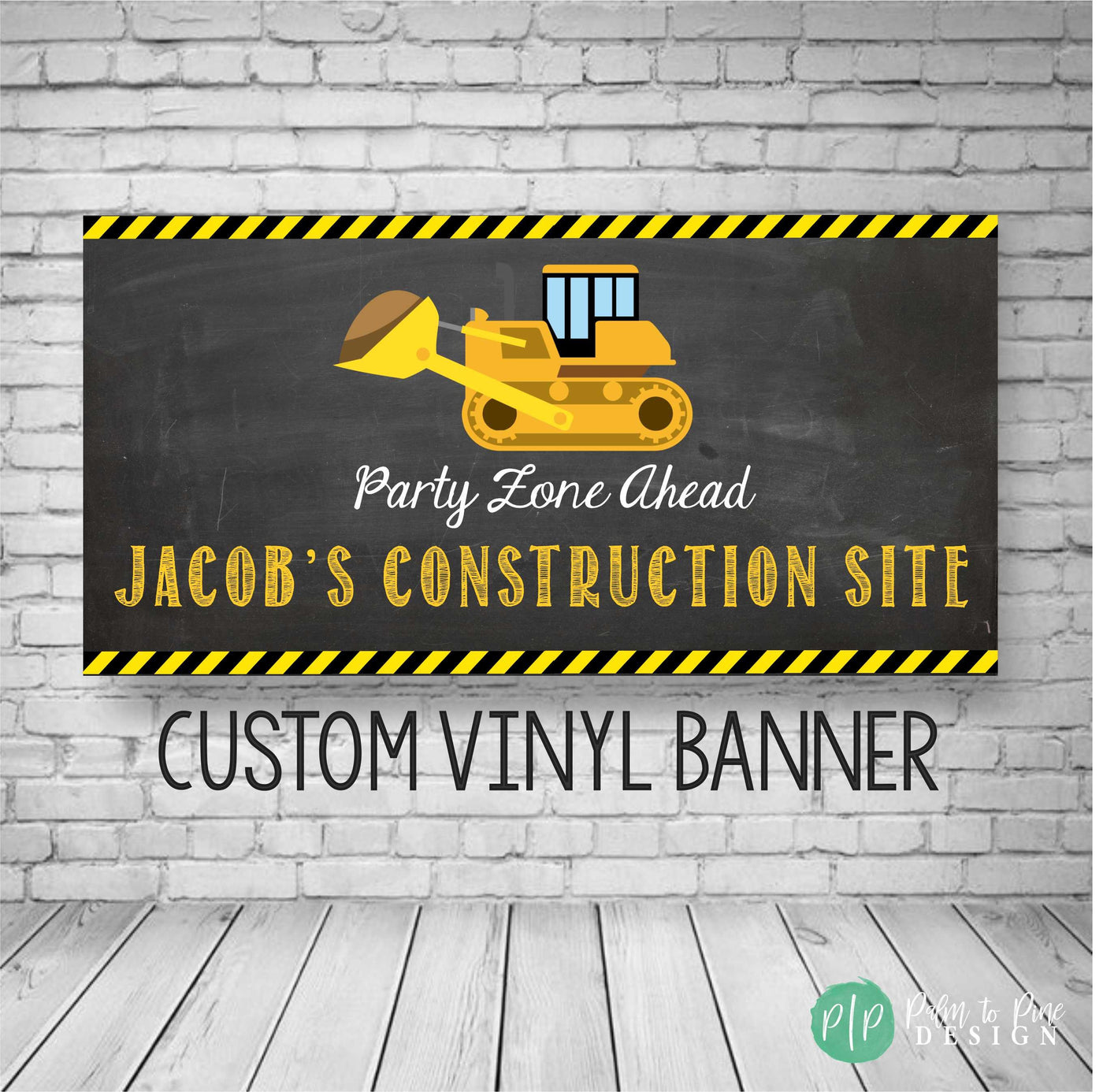 Construction Birthday Banner