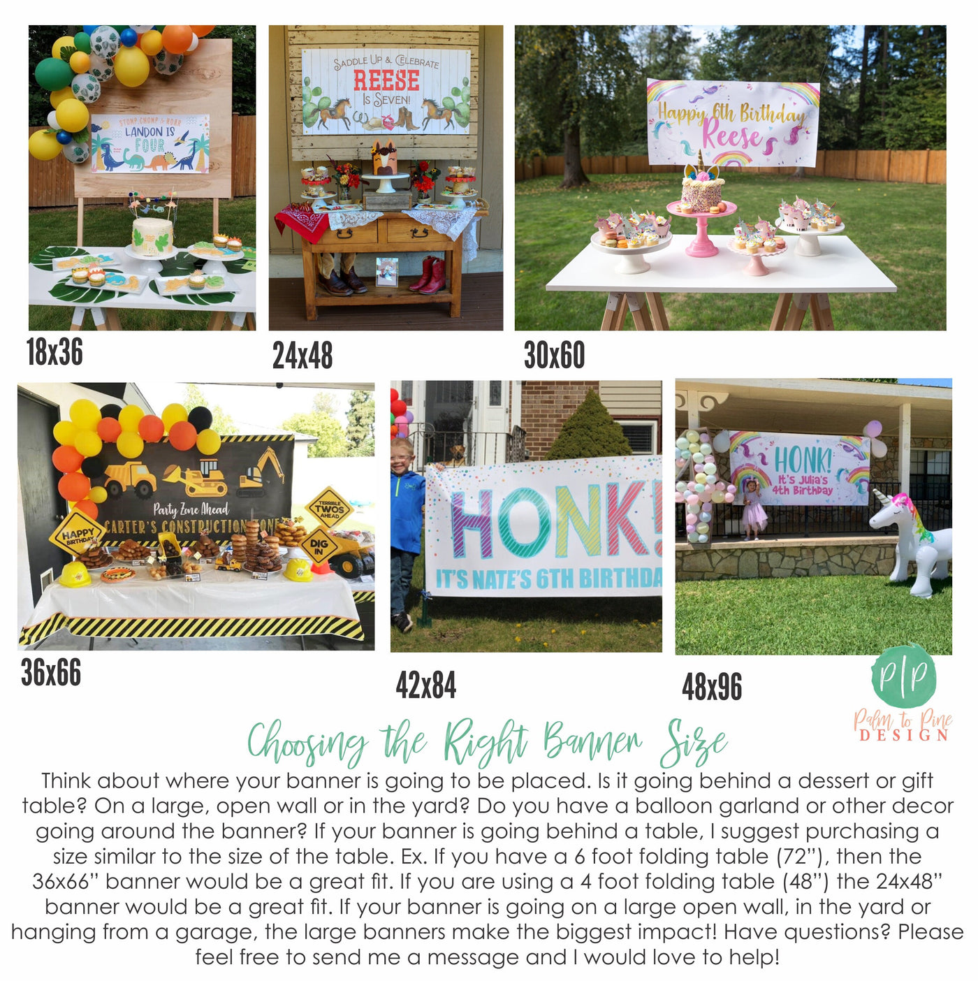 Boho Rainbow Birthday Banner