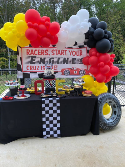 Racecar Birthday Banner