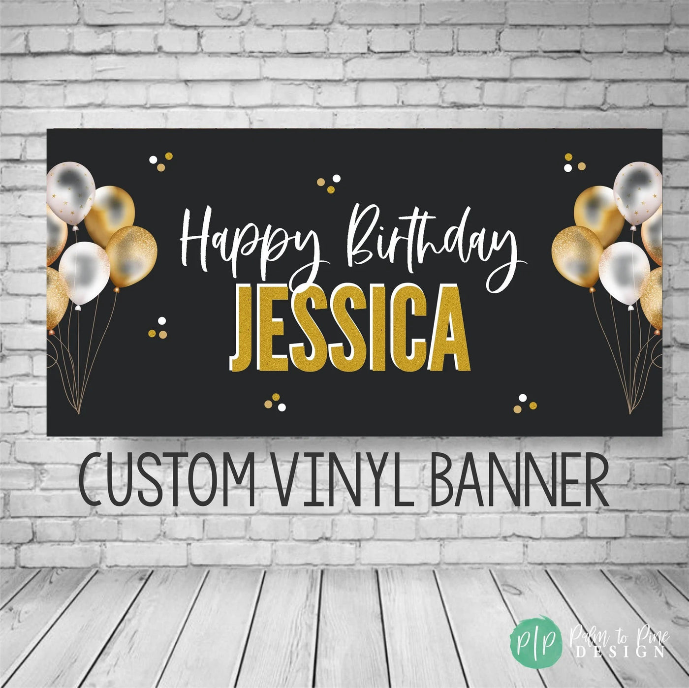 Happy birthday banner personalized