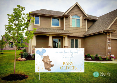 Bear Baby Shower Banner