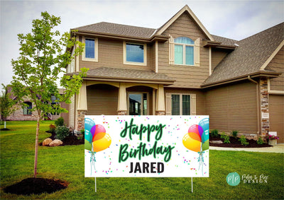 Happy Birthday Personalized Banner