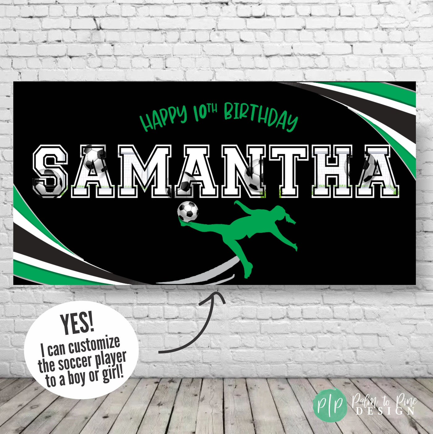 Soccer Birthday Banner