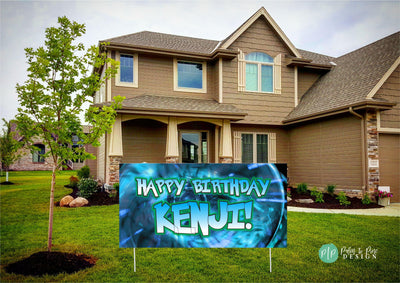 Anime Birthday Banner