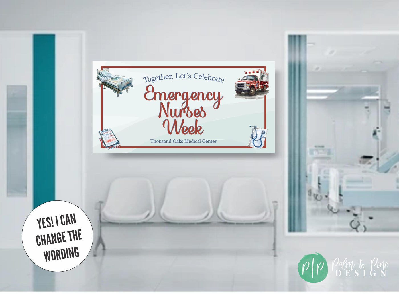 Emergency Nurses Appreciation Week Banner for hospital