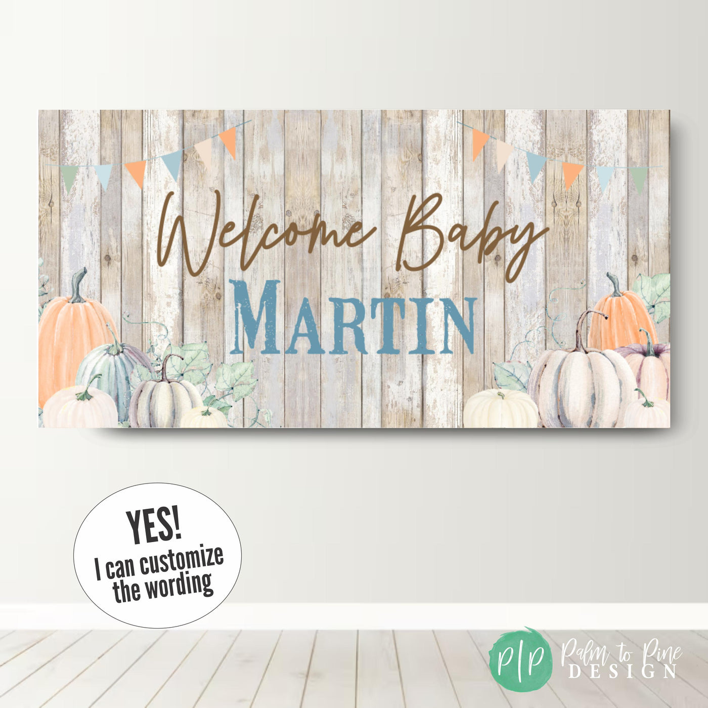 Pumpkin Birthday Banner, Pumpkin Party Decorations, Custom Fall Birthday Backdrop, Fall Birthday Banner, Our Little Pumpkin Decor, Autumn