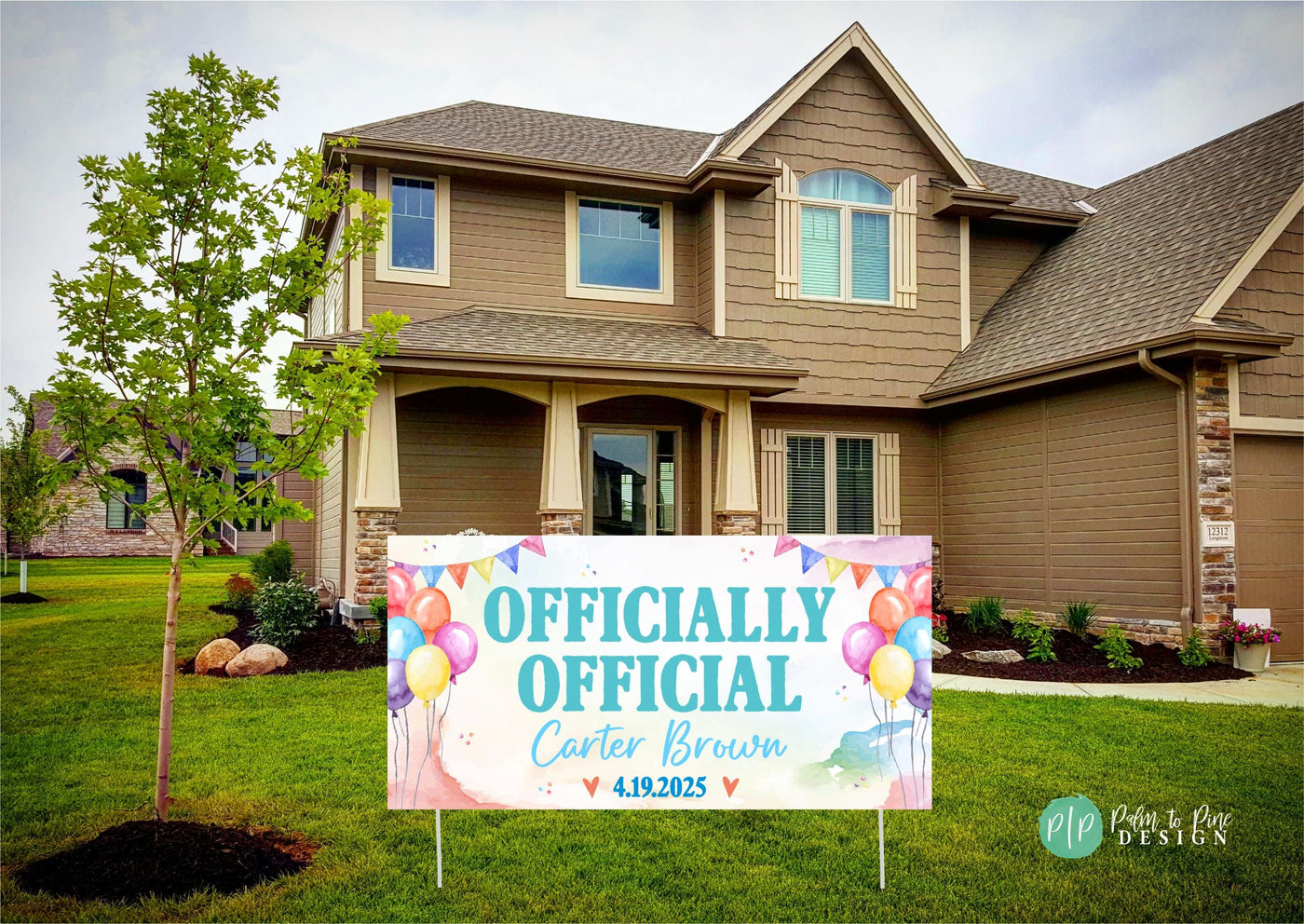 Officially Adopted Banner, Custom Adoption Party Decor, Rainbow Adoption Day Celebration Banner, Officially Official Gotcha Day Party Sign