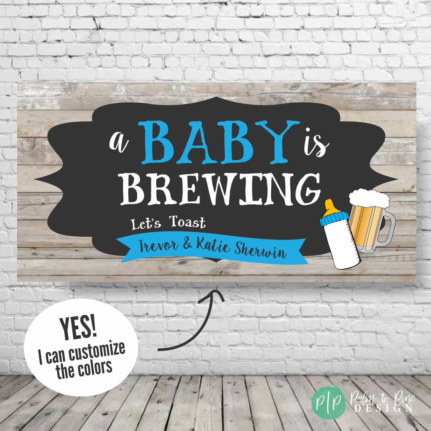 A Baby is Brewing Banner