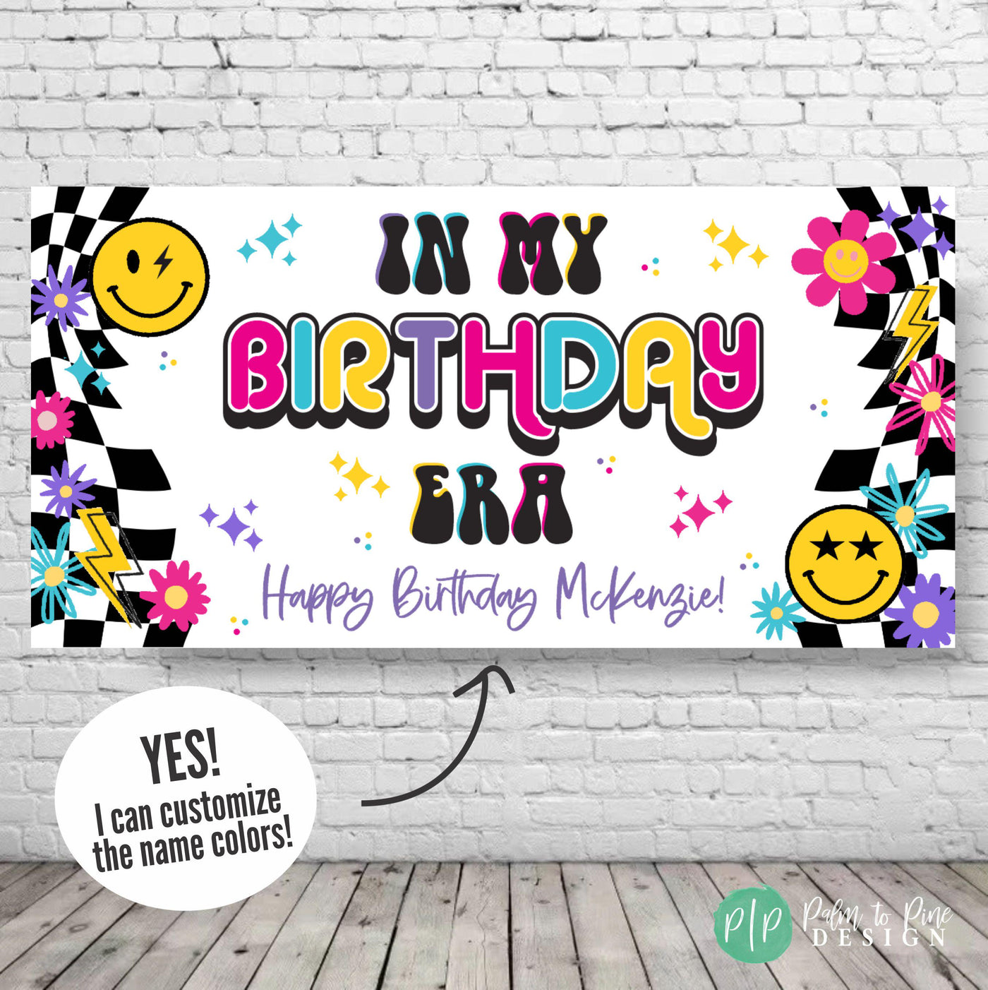 birthday eragirls personalized birthday banner