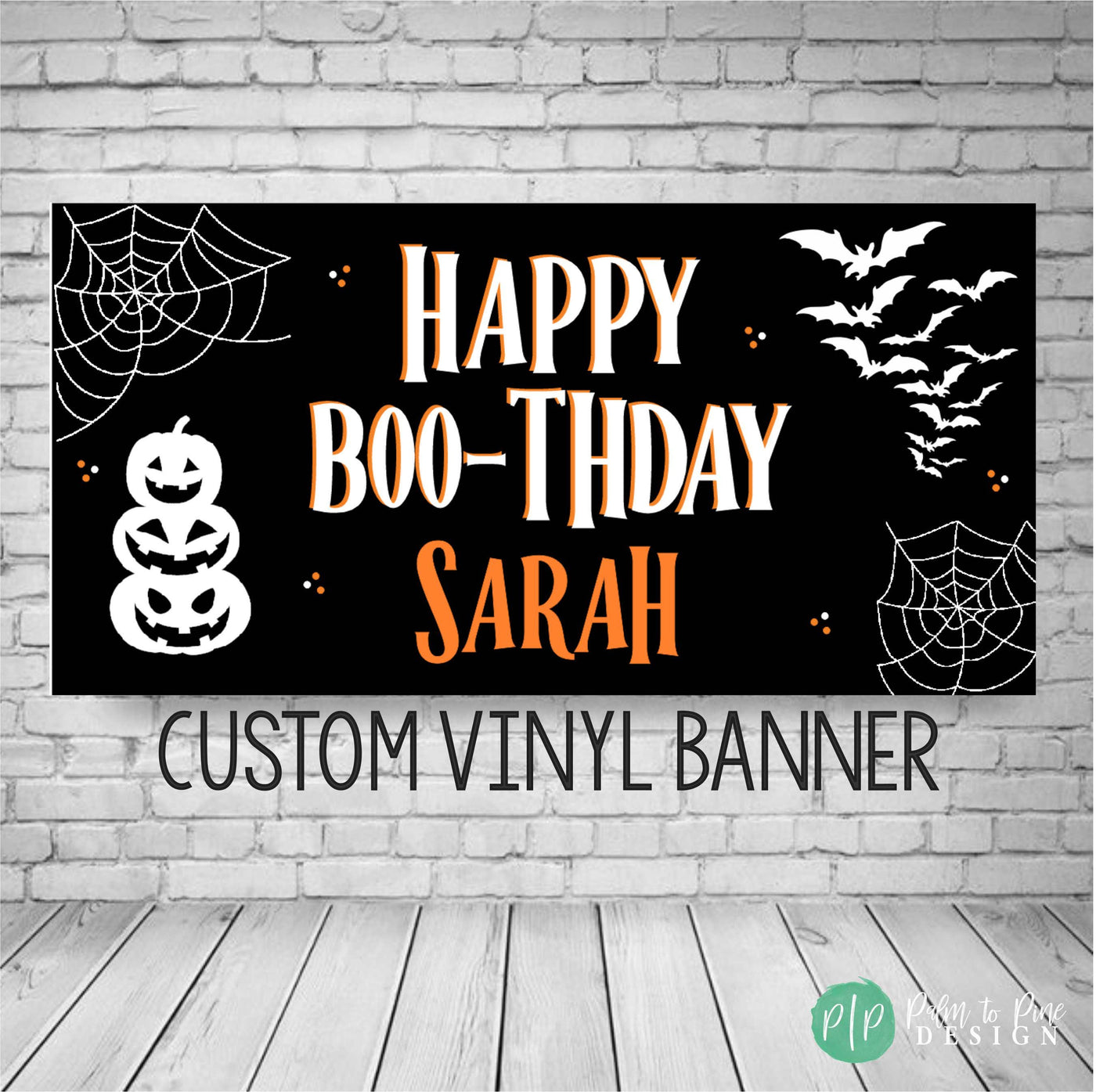 halloween birthday banner