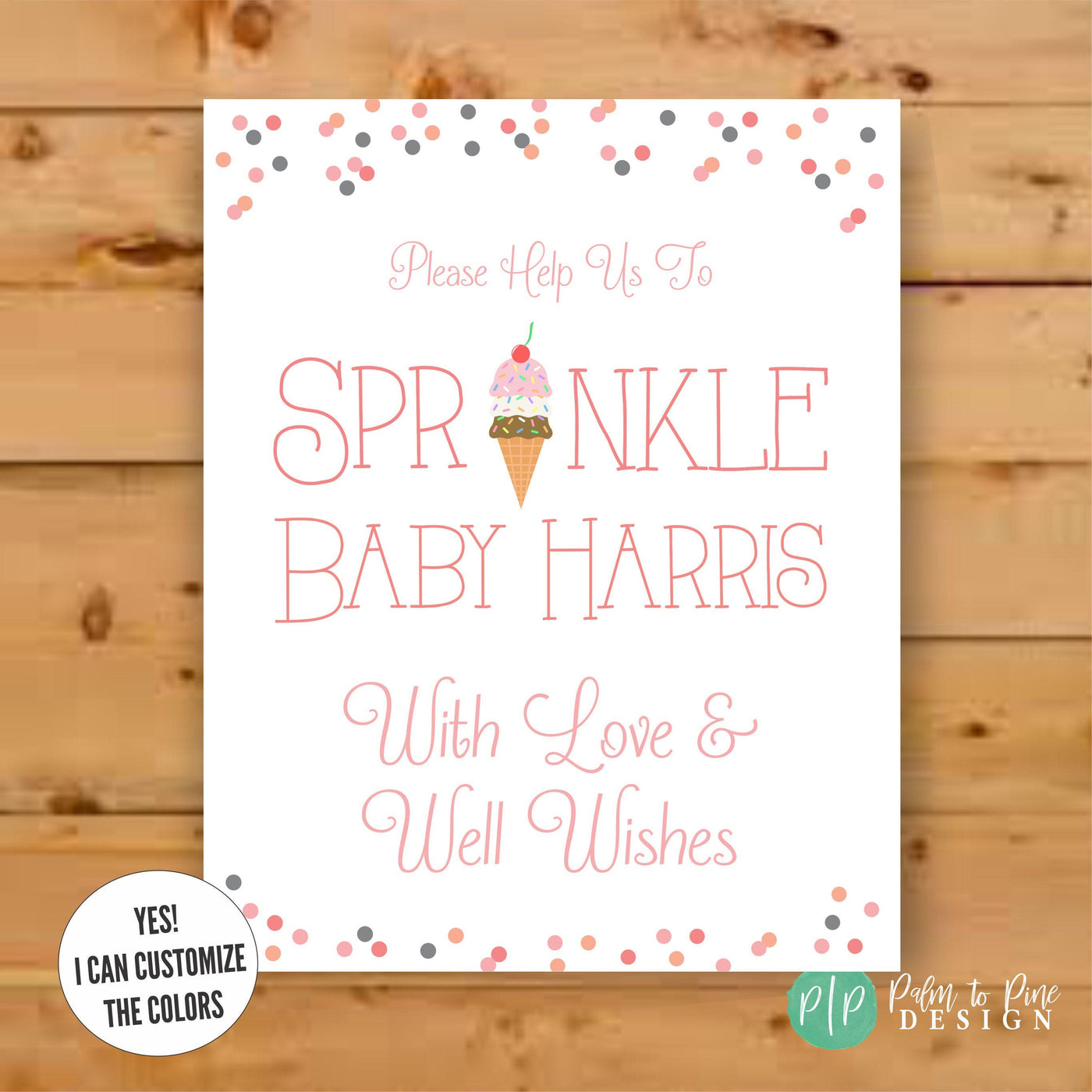 Baby Sprinkle Wishes For Baby Cards, Time Capsule Baby Shower Game, Baby Sprinkle Personalized Wish Cards, Custom Baby Shower Wish Cards