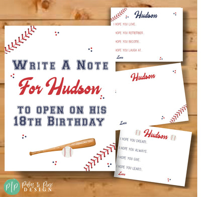 baseball time capsule birthday first