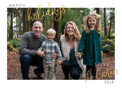 Happy Holiday Photo Card