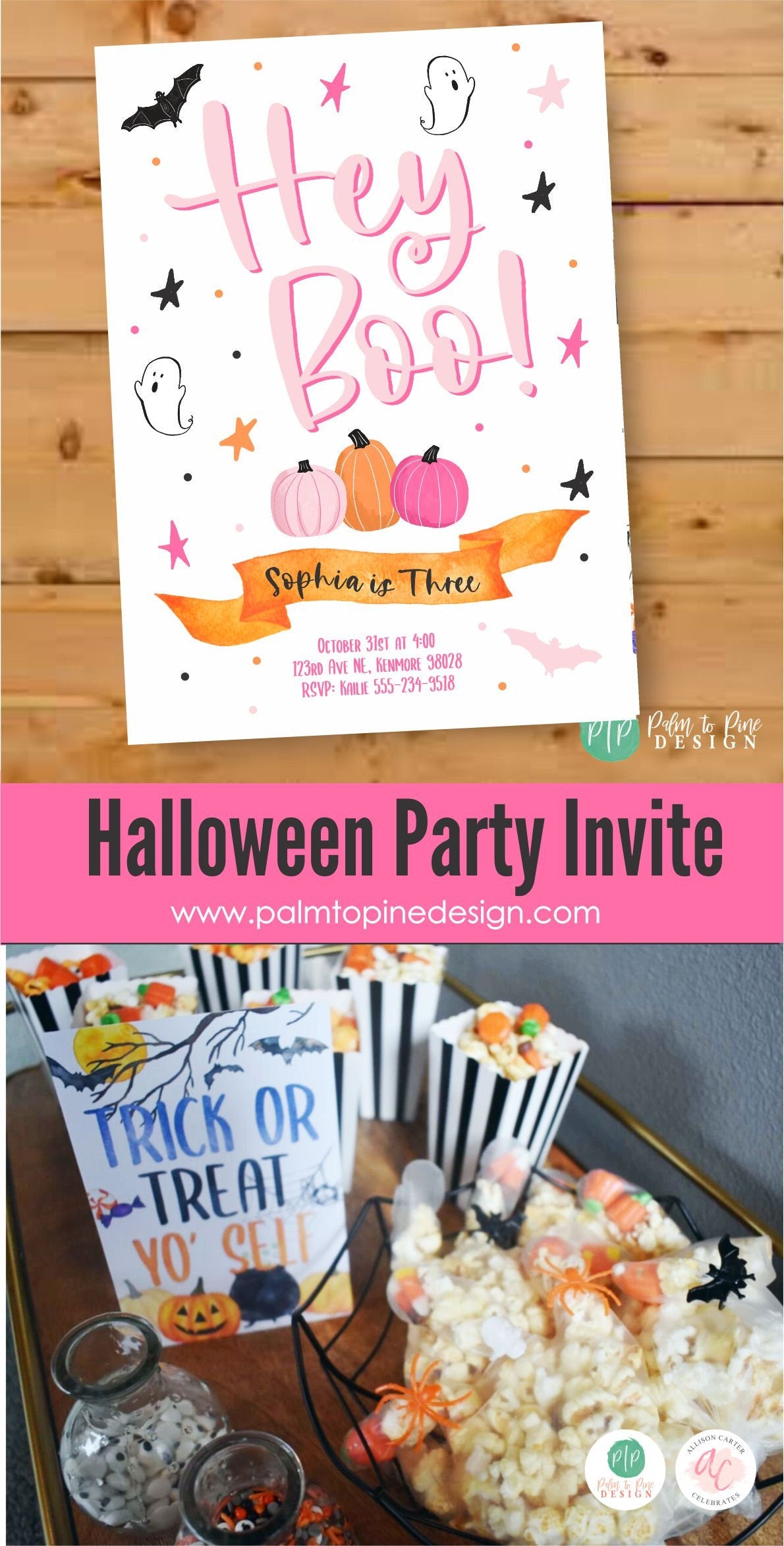 Halloween Birthday Invite