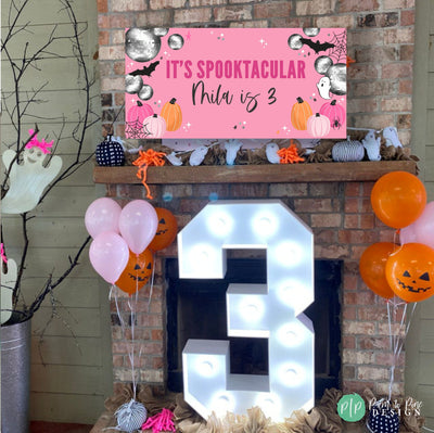 Disco Halloween Party Banner, Halloween Birthday Banner, Monster Mash Halloween Disco, Groovy Disco Halloween Decorations, Halloween Party