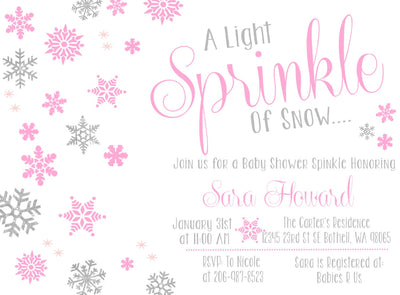 Oh Baby It's Cold Outside Baby Shower Invite